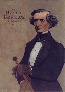 Portrait decoratif of Hector Berlioz, Felix Vallotton
